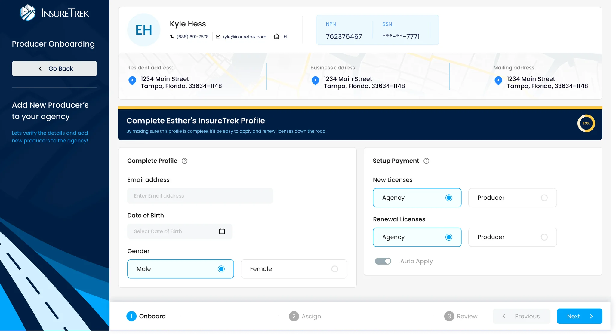 insuretrek screenshot