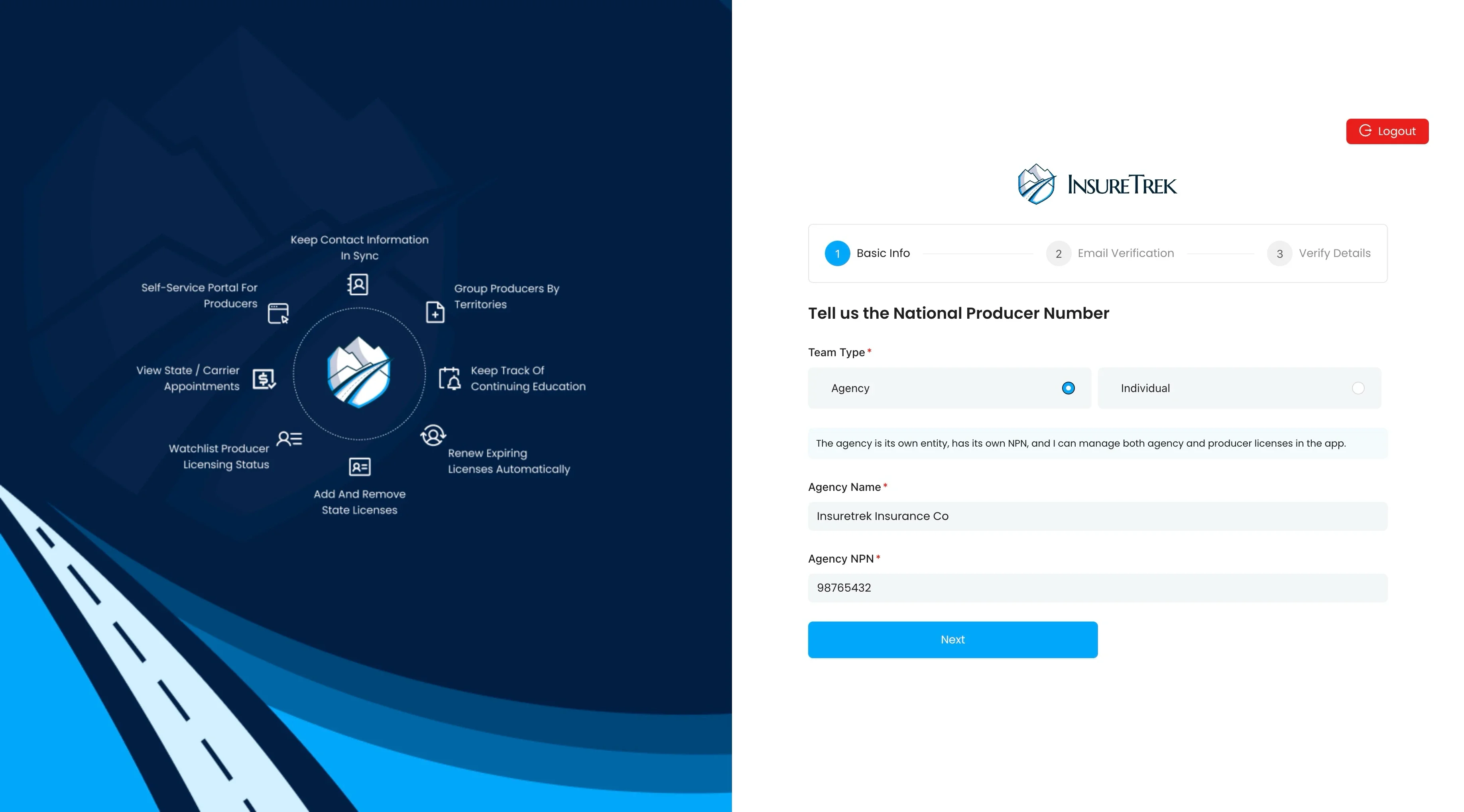 Self service to NIPR setup